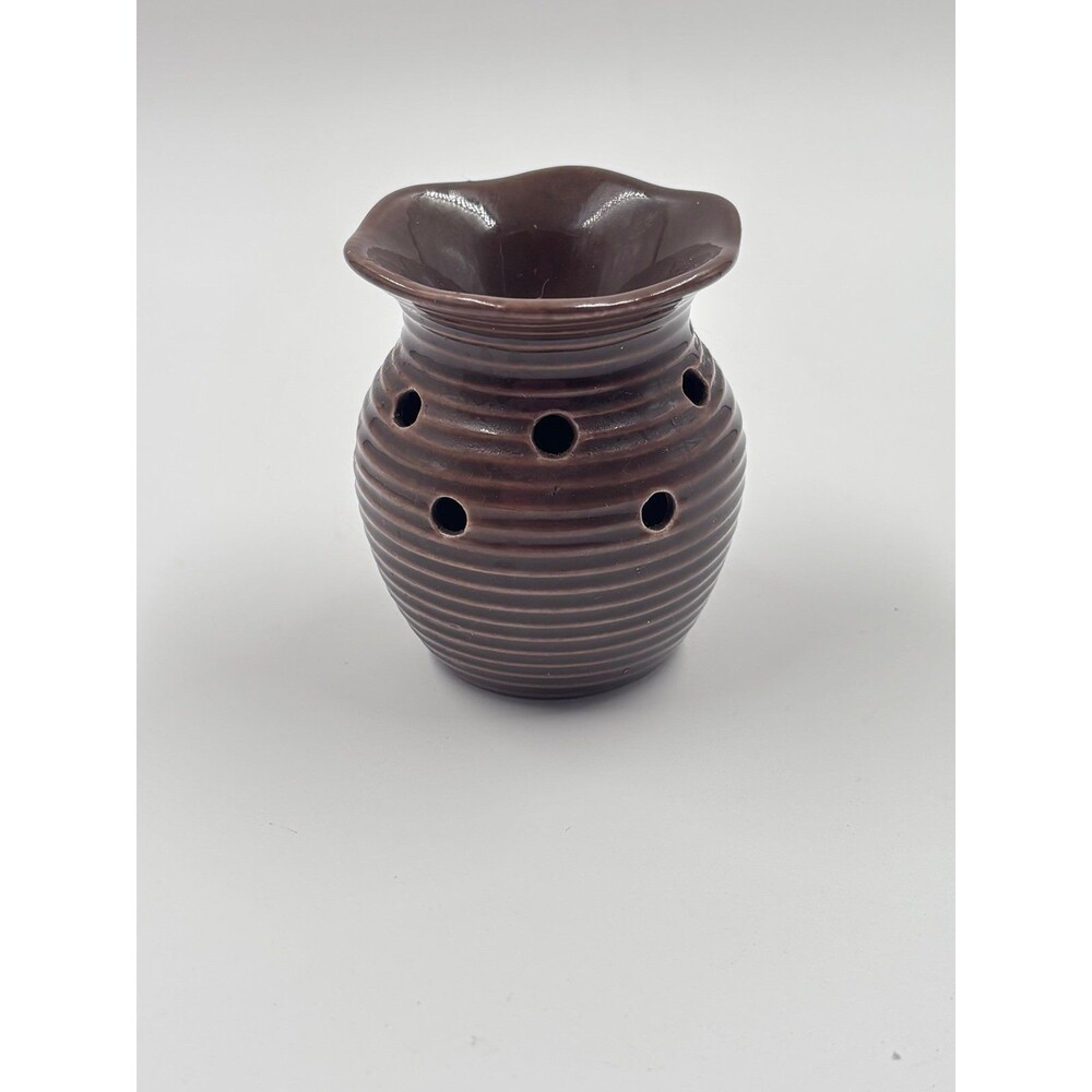 Scentsy Groovy Brown Mini Wax Warmer Replacement Base ONLY No Plug In No Bulb